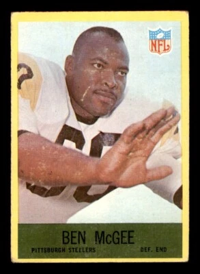 1967 Philadelphia Football #154 Ben McGee VG/EX *e1 - Image 1 of 2