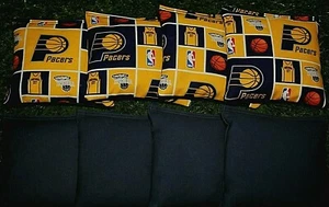 Cornhole Sitzsäcke 8er Set ACA Regulation Bags INDIANA PACERS - Bild 1 von 1