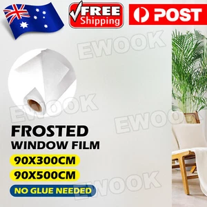 90cm*3/5m Clear Frosted Home Window Glass Removable Privacy Film AU - Picture 1 of 12