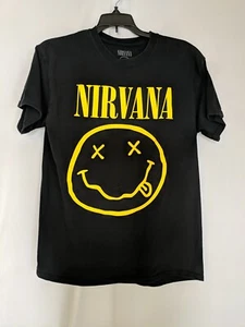 NIRVANA T-Shirt Smiley Face Adult Small 2021  - Picture 1 of 3