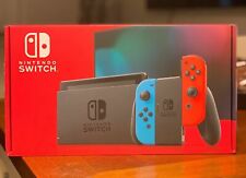Nintendo Switch Console with Neon Blue & Neon Red Joy-Con