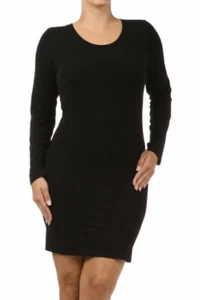 Vestido M. Rena talla grande manga larga sin costuras. Talla única - Imagen 1 de 6