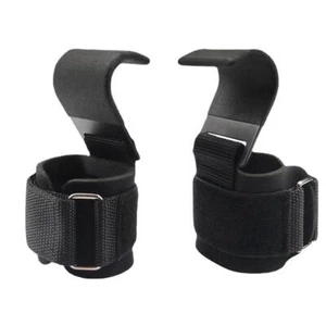 1 Paio Sollevamento Pesi Power Training Dip Hook Bar Palestra Cinghie Supporto Polso USA - Foto 1 di 12