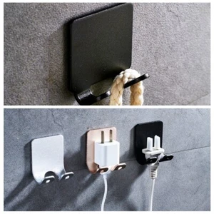 Adhesive Wall Mounted Bath kitchen Toothbrush Holder Shaver Razor Stand Rack 3Pc - Picture 1 of 16