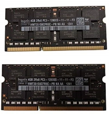 Hynix 4GB 2Rx8 PC3-12800S DDR3 1600 Mhz SODIMM HMT351S6CFR8C iMac 661-6637 - Image 1 of 3