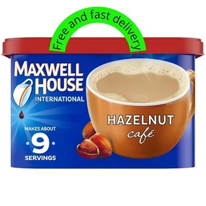 Maxwell House International Hazelnut Café-Style Instant Coffee Beverage Mix, 9 o - Picture 1 of 6