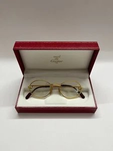 Cartier vintage eyeglasses Saint-Honorè, full set, new old stock - Picture 1 of 10