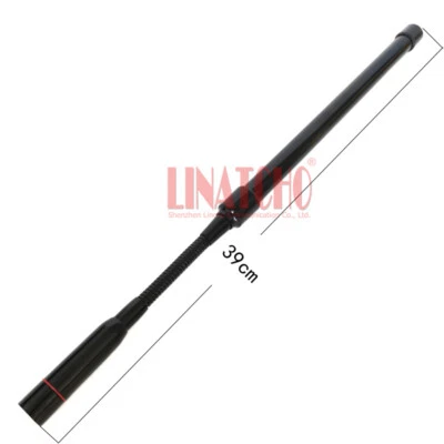 Foldable Gooseneck UHF VHF CS Tactical Walkie Talkie Long Range Antenna SMA Male - image 1 of 4
