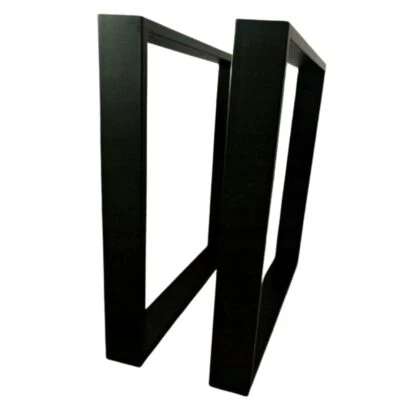 Set of 2 Metal Table Legs - H72xW60 - Anthracite - 72cm High Loft Table - Image 1 of 4