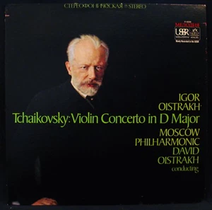 TCHAIKOVSKY: Violin Concerto In D Major-Igor Oistrakh-MELODIYA #R 40009-N Mint - Picture 1 of 3