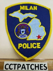 MILAN, MICHIGAN POLICE SHOULDER PATCH MI - Picture 1 of 2