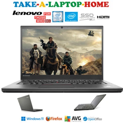 Lenovo HD Laptop Windows11 Pro Fast NVMe SSD Intel i5 3.1GHz Backlit Keyboard - Image 1 of 4