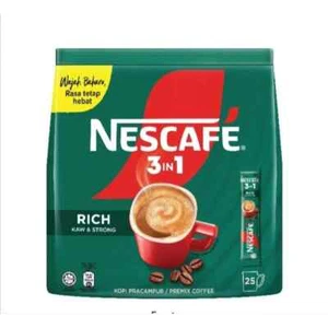 NESCAFE 3 in 1 RICH Blend & Brew Instant Kaffee 25 Sticks (1er Pack) - Bild 1 von 9
