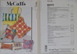 McCalls 8310 - Pillows 6 Styles - Picture 1 of 1