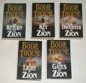 BODIE THOENE - 5 BUCH SET PB ZION - TORE LICHT TOCHTER SCHLÜSSEL ZURÜCKGABE - EUC - Bild 1 von 4