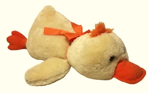 HTF Animal Adventure Yellow LARGE Duck Stuffed Animal Big Plush Toy Orange 22" - Photo 1/11