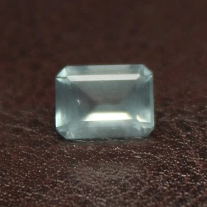 Natural Octagon Aquamarine Faceted Gemstone 1.50Ct Loose Blue Aquamarine Stone - Picture 1 of 3