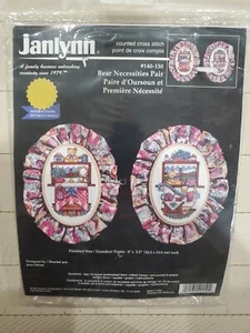 Unopened Janlynn Cross Stitch Bear Necessities 4"X5.5" Free  Shipping! - Picture 1 of 2