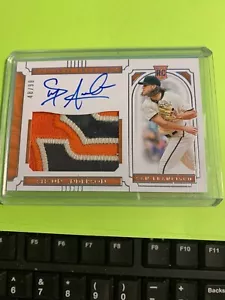 2019 UD NATIONAL TREASURES SHAUN ANDERSON 48/99 RPA SWEET PATCH ROOKIE ~ #67 - Foto 1 di 1