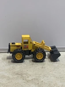Vintage 1986 Caterpillar Front Loader Bucket Yellow and Black Tractor Truck - Picture 1 of 10