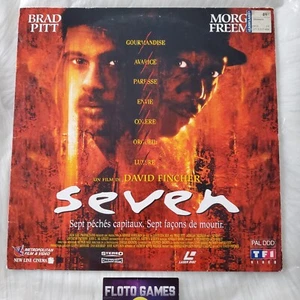 LASERDISC PAL FR : Seven - David Fincher Morgan Freeman - 1995 - Floto Games - Imagen 1 de 4