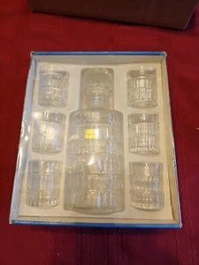 Vintage Luminarc Verrerie Cristallerie D'arques & 6 Tumbler Glasses - Picture 1 of 2