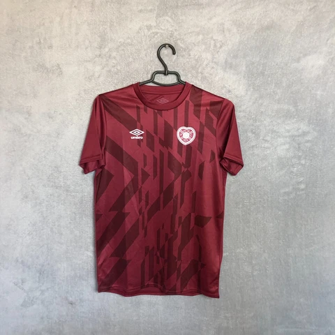 Heart Of Midlothian Training jersey Football Shirt Umbro Polyester Young Size XL Cover