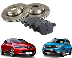 Kit Dischi e Pastiglie Anteriori Renault Twingo III Clio IV Dacia Sandero - Imagen 1 de 1