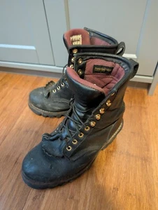 Chippewa Logger Boots Women's Size 8 W Black Leather Thinsulate Soft Toe L73045 - Picture 1 of 6