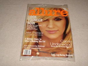 CARRIE UNDERWOOD April 2010 ALLURE MAGAZINE NEW * PARTIALLY SEALED HAIR THERAPY - Picture 1 of 2