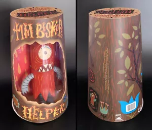 Tim Biskup SIGNED 8" & 4" Red Helper LE Set AUTOGRAPHED 2004 Critterbox SKETCH - Picture 1 of 7