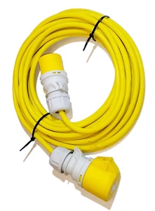 Cavo Prolunga 110V 14 Metri 16 Amp 110 Volt 2,5mm Gancio Cavo 16A Artico - Foto 1 di 10