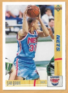 SAM BOWIE NEW JERSEY NETS #231 UPPER DECK 1991-92 - Picture 1 of 2