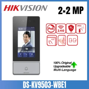 Hikvision DS-KV9503-WBE1 Colorful 4.3'' Facial Recognition QR Villa Door Station - Picture 1 of 8