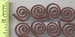 LEGO x 8 Reddish Brown Weapon Whip Coiled (Indiana Jones) - Picture 1 of 1