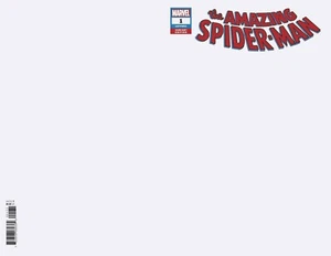 Blank AMAZING SPIDER-MAN #1 RED\Blue Logo Sketch Variant SHIPS FAST - Picture 1 of 3