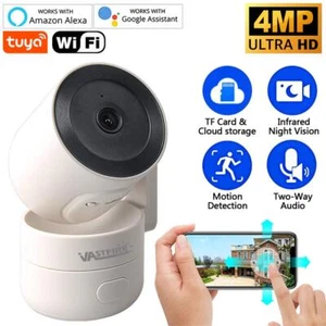 Tuya Smart Security IP Camera Outdoor 2.4G WIFI 4MP CAM IP65 w/ Alexa Google - Picture 1 of 16