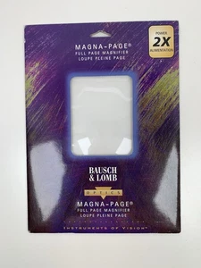 Lupa de página completa Bausch & Lomb 2X Magna-Page, 8-1/4" x 10-3/4" - Imagen 1 de 2