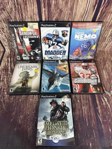 (7) PlayStation 2 Spielepaket - CIB - Nemo, Medal Of Honor, GameBreaker & mehr - Bild 1 von 5