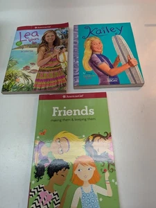 LOT OF 3 American Girl Books: Lea Kailey Friends Making Them & Keeping Them - Picture 1 of 19
