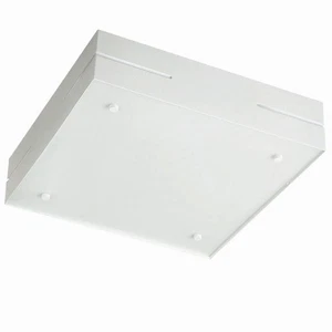 Quadratische Energiesparleuchte Deckenleuchte Weiß 2 Flammig 35x35cm - Bild 1 von 1