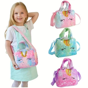 4XSüße Einhorn Handtaschen für Mädchen / Kinder Umhängetasche Kinder Geschenk 🎆4-Taschen🎆 - Bild 1 von 3