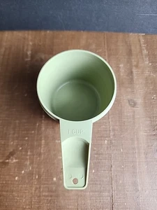 Vintage Tupperware Ersatz Messbecher 1 - Avocado - olivgrün - Bild 1 von 10