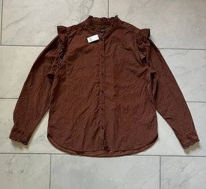 Gap Corduroy Shirt Extra Large Tall Brown Womens Button Up Cotton - Picture 1 of 16