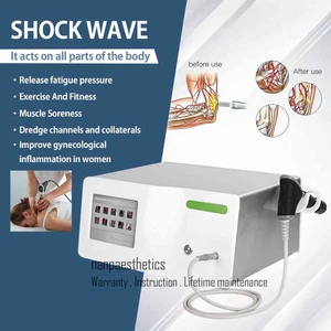 Máquina de terapia de ondas de choque neumática ESWT pieza de mano inteligente para aliviar el dolor de fisioterapia - Imagen 1 de 12