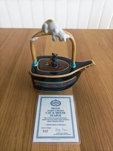 Vintage Limited Edition Minton Archive Collection "Cat & Mouse" Teekanne - Bild 1 von 11