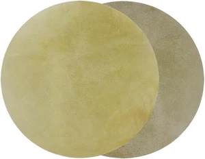Cabezal de tambor con piel de tambor de cuero Buffalo 2 piezas para batería africana mejorar bajo  - Imagen 1 de 8