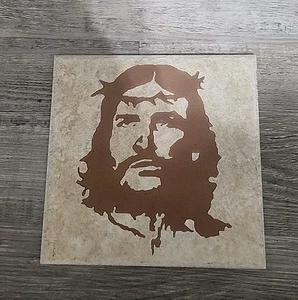 MasterStone Jesus Square Red Ceramic Tile Laser Cut 7.75" USA - Picture 1 of 1