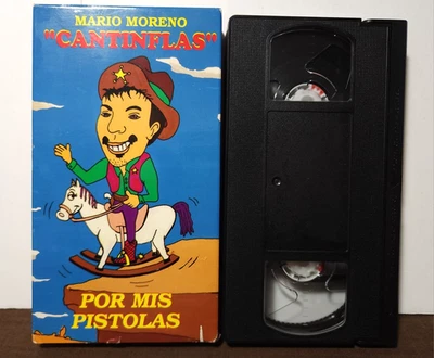 Cantinflas / Mario Moreno - Por Mis Pistolas VHS 1993 Copy Mexican Film Movie - Image 1 of 4