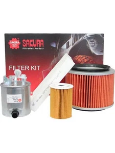 Sakura 4x4 Filter Service Kit fits Nissan Patrol 3.0 TY61,GU,Y61 D 4x (K-18240) - Picture 1 of 12